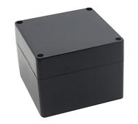 YETLEBOX Boîte de jonction étanche IP67 - Boîte de projet étanche en plastique ABS durable - Boîtier électronique pour projet électrique - Noir - 120 x 120 x 90 mm