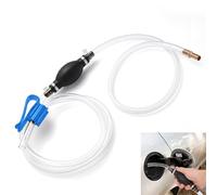 Yetofro HH016 Pompe à eau manuelle pour eau, gaz, huile, essence, diesel, avec 2 tuyaux de siphon en PVC durable