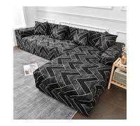 YETONADO Housse de canapé élastique pour fauteuil sectionnel. Commandez 2 housses de canapé si votre canapé est d'angle en forme de L (couleur 8, 4 places 235-300 cm, 1 pièce)