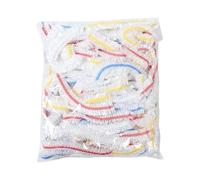 YETONADO Lot de 500/100 couvercles alimentaires jetables en plastique élastique pour fruits - Capuchon de douche de qualité alimentaire - Organiseur de cuisine - Film étirable (coloré, 300 pièces)