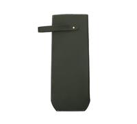 YETONADO Sac d'emballage de vin en similicuir PU élégant pour bouteille de vin champagne sac de protection avec poignée pour fournitures de fête, Vert - 5 pièces, As pic