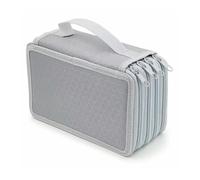 YETONADO Trousse à crayons à 72 trous 4 couches Kawaii pour filles Organiseur Pochette à stylos Fournitures scolaires mignonnes Papeterie, gris, Taille unique