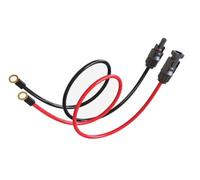 YETOR Connecteur solaire vers joint torique, câble de batterie 10 AWG. | Pour chargeur de batterie à onduleur de générateur solaire. (0,6 m)