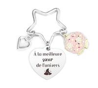 Yetuab Porte Clef Soeur, Cadeau Soeur, Cadeau Seur Noel, Cadeau Sœur, Cadeau Pour Soeur, Meilleure Amie Cadeau,Cadeau Pour Belle Soeur, Idee Cadeau Soeur, Cadeau Pour Ma Soeur, Cadeau Pour Une Soeur