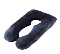 YEUCGB Coussin Maternité en U pour Repos en Position Latérale | Housse Zippée Détachable Lavable, Garnissage Polyester Moelleux, Coussin Domestique Polyvalent