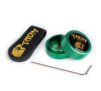 YEUEK TAOM - Porte-Craie de Piscine Rond - Pratique - Accessoire de Billard magnétique - Mini boîte Ronde pour Billard