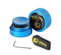 YEUEK TAOM - Porte-Craie de Piscine Rond - Pratique - Accessoire de Billard magnétique - Mini boîte Ronde pour Billard