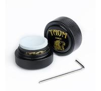 YEUEK TAOM - Porte-Craie de Piscine Rond - Pratique - Accessoire de Billard magnétique - Mini boîte Ronde pour Billard