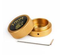 YEUEK TAOM - Porte-Craie de Piscine Rond - Pratique - Accessoire de Billard magnétique - Mini boîte Ronde pour Billard