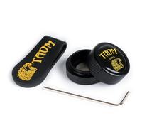 YEUEK TAOM - Porte-Craie de Piscine Rond - Pratique - Accessoire de Billard magnétique - Mini boîte Ronde pour Billard