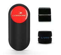 YEUEK TAOM Porte-craie magnétique avec clip de ceinture pour queue de billard ronde et carrée, porte-craie portable avec clip en silicone, support silencieux pour queue de billard, accessoires de