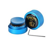 YEUEK TAOM Porte-craie pour billard en forme ronde - Outil pratique - Accessoires de billard - Étui magnétique mini pour pointe de craie - Boîte ronde pour billard