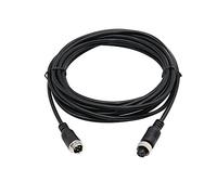 Yeung Qee 4 broches de voiture câble d'extension vidéo mâle vers d'aviation Femaler Plug vidéo et cordon d'alimentation Shield câble AV étanche et résistant 8M