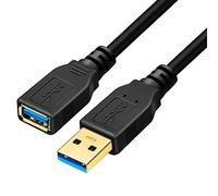 Yeung Qee Lot de câbles d'extension USB 3.0 A mâle vers A Femelle 1 m