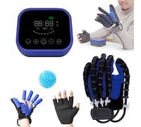 YEUNTANH Gants De Réadaptation Robotisée,Équipement De Récupération Pour Les Patients Atteints D’Arthrite Avc Hémiplégie,Aides À La Réadaptation (Main gauche-XL)