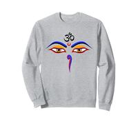 Yeux de Bouddha de la sagesse avec symbole OM 1 - Amusement pour les fans Sweatshirt