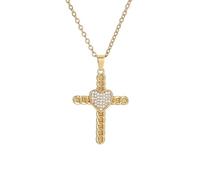 Yeux de collier de croix européens et américains, serpent de papillon de palmier, coeur d'amour, élément éclair accessoires accessoires anniversaire de mariage, fête de la Saint-Valentin, cadeau