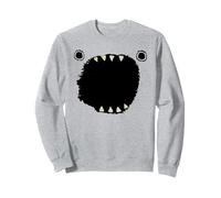 Yeux de créature effrayants et effrayants Mignons Petits Monstres Chasseurs Sweatshirt