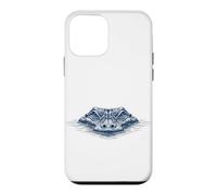 Yeux de Crocodile minimaux au-Dessus de l'eau pour Les Amateurs de Crocodiles Coque pour iPhone 12 Mini