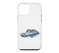 Yeux de Crocodile minimaux au-Dessus de l'eau pour Les Amateurs de Crocodiles Coque pour iPhone 12 Mini