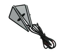 Yeux de moto - Phare LED, dynamique rechargeable par USB, décoration polyvalente en forme d'oeil du diable | Indicateur de lampe de signalisation pour motos et voitures, installation facile, pour une