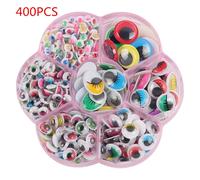 Yeux De Sécurité De Tailles Multiples Avec Étui De Rangement, Mélange De Plastique Coloré Pour Ours Poupée En Peluche, Marionnette Au Crochet, Projets De Bricolage, Jouet En Peluche