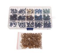 Yeux De Sécurité En Plastique 150-12mm, 0.5 Pièces, Pour Ours, Poupée, Marionnette En Peluche, Artisanat Animal, Accessoires De Bricolage Avec Rondelles