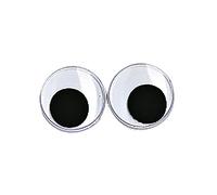Yeux En Plastique Avec Pupille Mobile 10mm 10 Pièces