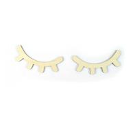 Yeux Fermés Déco Murale En Bois 20 Cm
