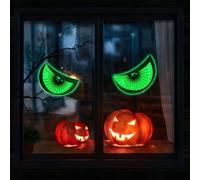 Yeux géants effrayants pour Halloween - Accrochez ces yeux double face pour un effet étrange (A)