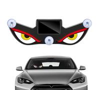 Yeux LED pour Pare-Brise de Voiture | Panneau Solaire Universel Étanche | Yeux LED pour Lunette Arrière - pour Camping-car Véhicules de Loisirs Domicile Fête Vitre Arrière SUV et