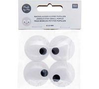 Yeux mobiles Ø 35 mm - petites pupilles Blanc G