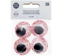 Yeux mobiles Ø 35 mm - Veines - Rico Design Rouge G