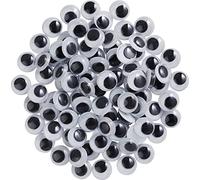 Yeux mobiles à coller VBS « Rond », Ø 10 mm, 100 pc.