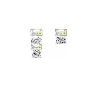 Folia – Yeux mobiles 750007 – ronds 7 mm, non autocollants – 100 pièces, blanc