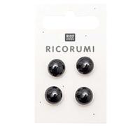 Yeux noirs Ricorumi, 11 mm, Rico Design