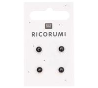Yeux noirs Ricorumi, 5 mm, Rico Design