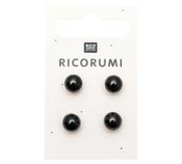 Yeux noirs Ricorumi, 8,5 mm, Rico Design