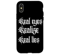 Yeux réels | Réalisez | Vrais mensonges Coque pour iPhone X/XS