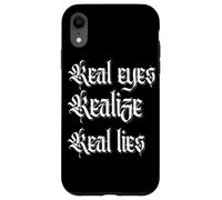 Yeux réels | Réalisez | Vrais mensonges Coque pour iPhone XR