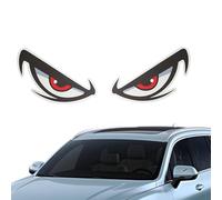 Yeux Réfléchissants Autocollants de Voiture - Car Yeux Réfléchissants Forts, Imperméables, Amusants, Autocollants de Voiture Amusants, Autocollants De Voiture pour Voiture, Fenêtre, Mur