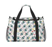 Yeux Sac de voyage à main - Grand sac fourre-tout réutilisable, parfait pour les activités de plein air, le sport, le camping et les courses, noir, One Size