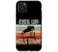Yeux vers Le Haut Talons Bas équitation équestre Saut d'équitation Coque pour iPhone 11 Pro Max