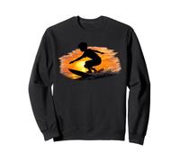 Yew! Surfer Beach Boy Coucher de Soleil Sweatshirt