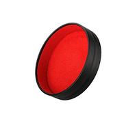 YEWOOP LQ/Q2-C Bouchon d'objectif en métal Compatible avec Leica Q (Typ 116) Q2, Cache Avant Noir d'objectif d'appareil Photo Insider Flanelle Rouge