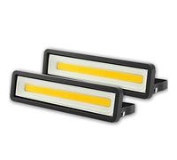 Yexati Lot de 2 Projecteur LED Exterieur 50W 4000LM,Spot LED Extérieur 220V Puissant IP66 Etanche,Eclairage de Sécurité 3000K Blanc Chaud pour Terrasse, Jardin, Cour, Parc, Garage
