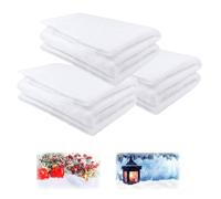 YEXEXINM Lot de 3 rouleaux de couverture de neige artificielle pour sapin de Noël - 90 x 243 cm - Blanc