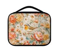 Yexignaon Étui de bible portable pour filles, sac de transport et étui pour adolescentes, kit d'accessoires de bible, taille moyenne, Pie fleurie