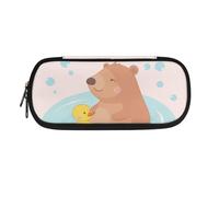 Yexignaon Trousse à crayons pour filles - Grande capacité - Boîte vraiment utile - Crayons - Marqueurs - Ensemble dans une boîte, Adorable Capybara, Organiseur de sac