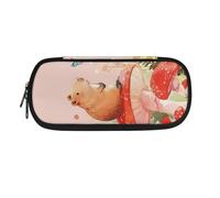 Yexignaon Trousse à crayons pour filles - Grande capacité - Boîte vraiment utile - Crayons - Marqueurs - Ensemble dans une boîte, Capybara aux champignons, Organiseur de sac